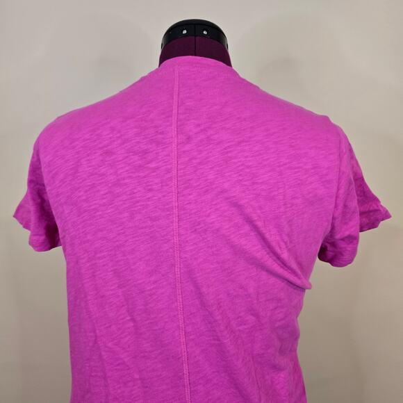 Women's J. Crew "Girlfriend Tee" Pink Short Sleeve Top | Size Large - Picture 6 of 9
